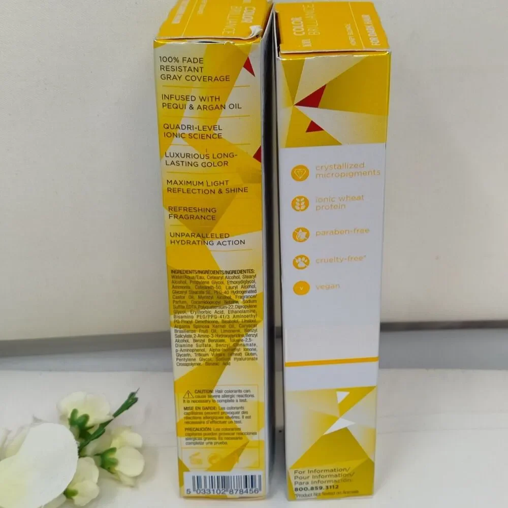 2X Ion True Tones For Dark Hair Permanent Crème Hair Color Honey Blonde